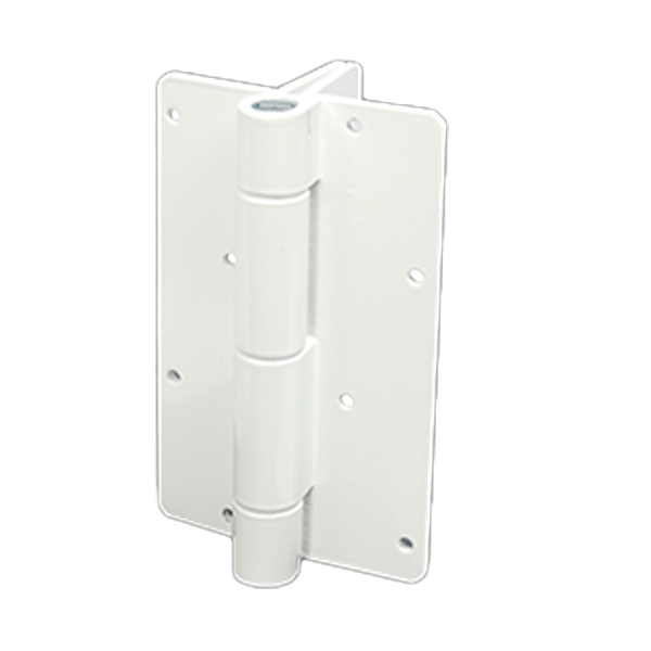 Aluminum Gate Hinge Set - White