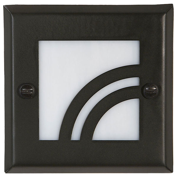 Highpoint Apex Recessed Step Light - Black