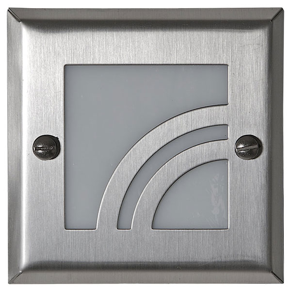 Highpoint Apex Recessed Step Light - Brushed Stainless