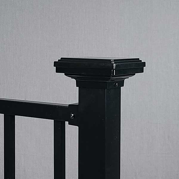 Mini Neptune LED Post Cap Light  - 2" Black - Off