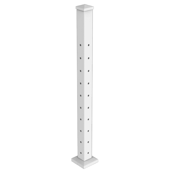 Avalon Routed Posts for Cable Railing by RDI - Corner Post