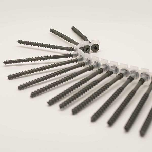 Camo Drive Collated 3" Buglehead Wood Face Screws - Strip