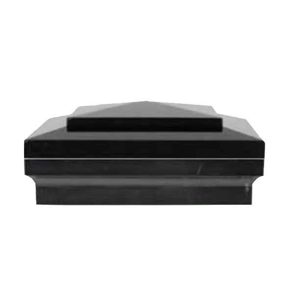 Island Designer Post Cap - Black