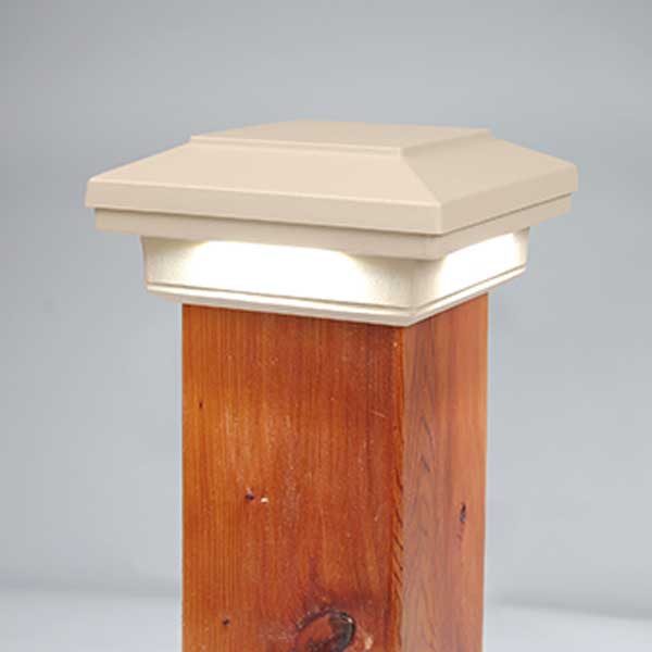 DekPro Effex Cascade Post Cap Light - Maple Cream