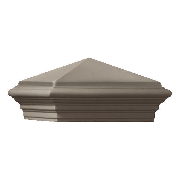 Deckorators Cast Post Sleeve Post Cap - Woodland Gray