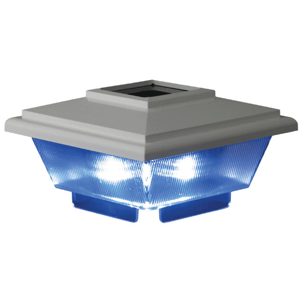 4" for PVC Posts Classic Solar Accent Light Post Cap