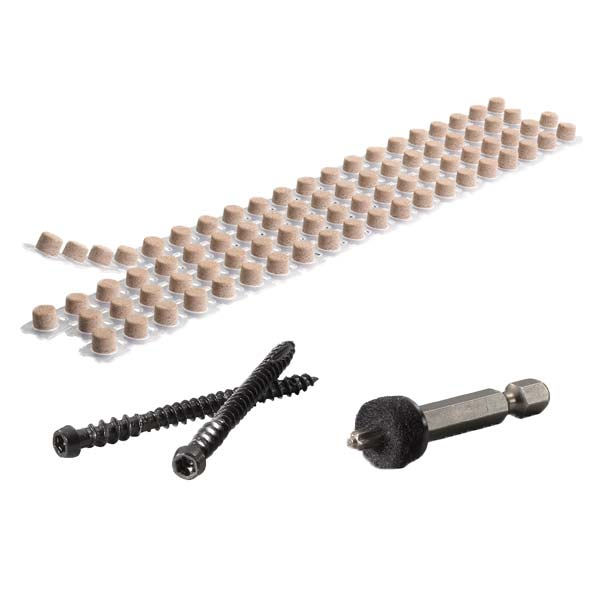 Collated Plugs, Screws and Bit