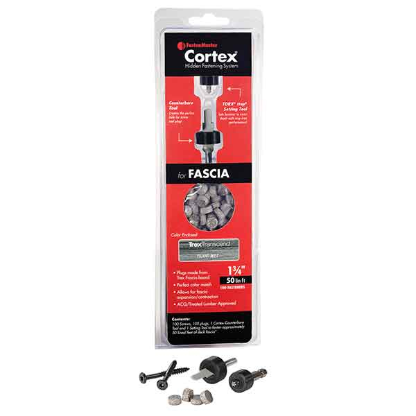 Cortex Hidden Fasteners for Trex Transcend Fascia