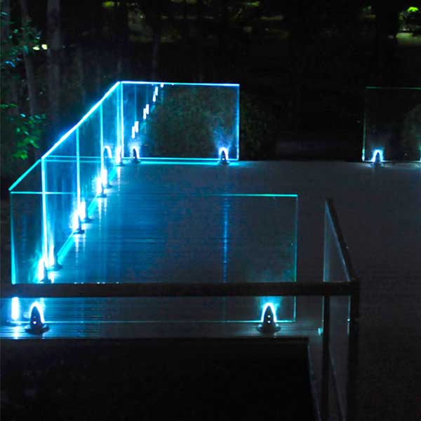 Regal Crystal Rail No-Iron Glass Panels - Lighted
