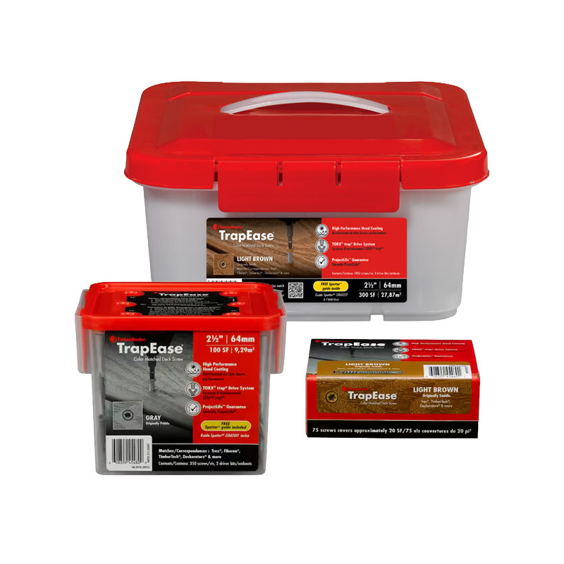 TrapEase Deck Screws | FastenMaster | The Deck Store