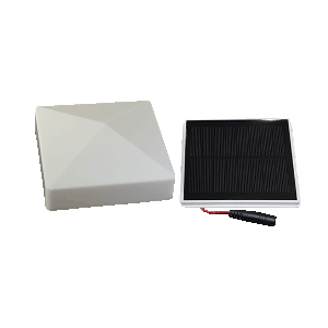 Pyramid Post Cap with Solar Accessory Connection