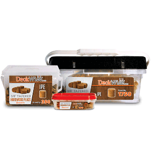 Hardwood Deck Plugs by DeckWise