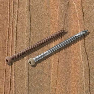 Starborn Cap-Tor xd Epoxy Coated Color Matched Composite Deck Screws