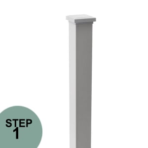 Step 1 - Trex Select 4x4 All-In-One Post Sleeve Kit