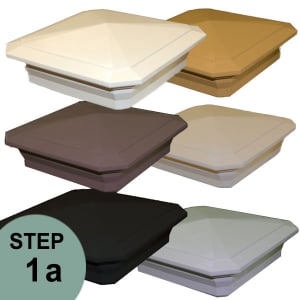 Classic Composite 5in Post Cap from Timbertech