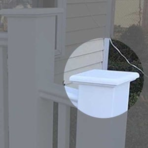 Timbertech Statement PVC Rail Post Caps