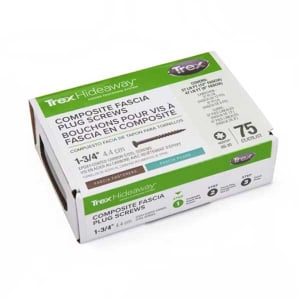 Trex Hideaway Composite Fascia Plug Screws