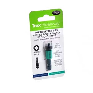 Trex Hideaway Depth Setter Bit