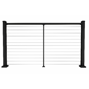 Westbury Bella Cavo C90 Horizontal Cable Rail Section