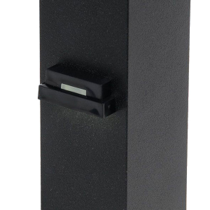 Ornamental Low Voltage Side Post Light - Black