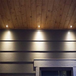 Dekor Soffit Spot Lights - Installed