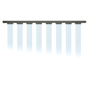 DekPro Prestige Top Rail for Glass On White Background