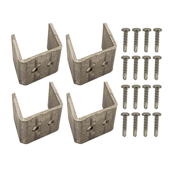 AZEK Impression Rail Express 22.5° Panel Attach Kit | The Deck Store