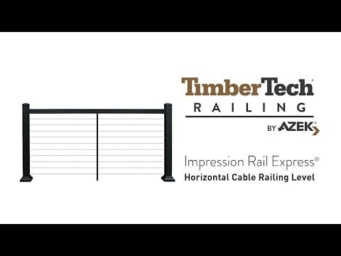 Impression Rail Express Horizontal Cable Posts - Timbertech | The