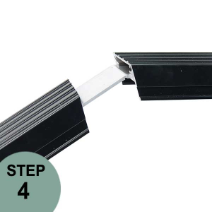 RailFX Series 400 Top Rail Stair Splice Installed