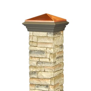 Cast Stone Postcovers by Deckorators
