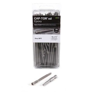 Starborn Cap-Tor xd Deck Screws for Deckorators - Gray