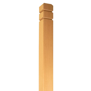 Double V Groove Newel - Turn