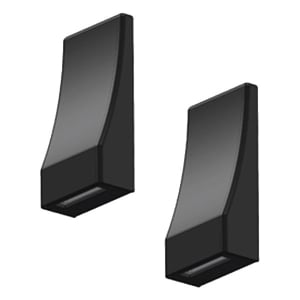 Fortress Accents Vertical LED Post Light - Black Sand