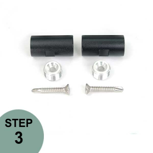 DekPro Horizontal Rod Rail Connectors - Level