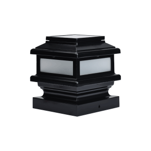 MaciMae Solar Post Cap Light - Black