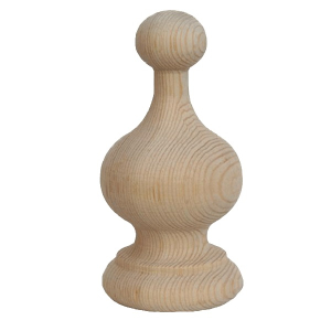 Crown Finial 4" 