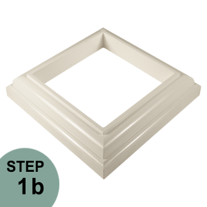 TimberTech 5-1/2" Post Skirt -White