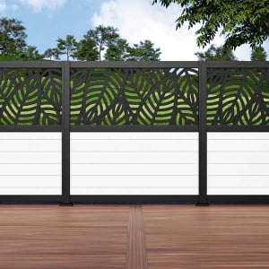 Privacy Rail Decorative Screen Panel Adapter Kit