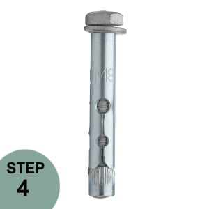 Prova PA23 Metal Heavy Duty Concrete Compression Type Post Anchor