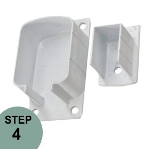 Regal Rail Wall Bracket - White