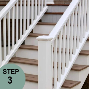 TimberTech Azek Square Composite Balusters - White