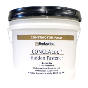 Timbertech CONCEALoc Hidden Fasteners - 1750pc Bucket