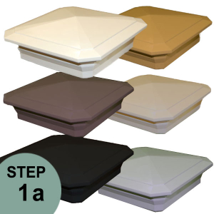 Timbertech Radiance Post Cap Collection