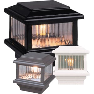 Titan Tall Flat Top Light Post Cap
