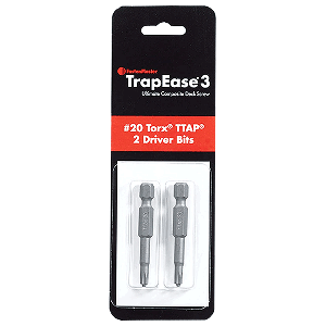 Trapease 3 #20 Torx TTAP Driver Bits - 2 Pack