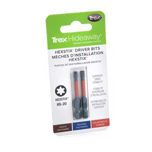 Trex Hideaway HexStix Drive Bits