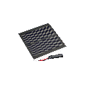 4" Pyramid Post Cap with Solar Collector - Solar Panel Top