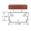 RailFX Series 400 Top Cap - Wood Rail Diagram