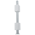 36" Galvanized Post Mount with 5" Guide