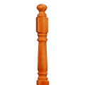 4x4 Colonial Ball Top Newel - Turn